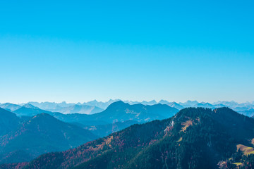 The joy of autumn colors in the Bavarian mountains.