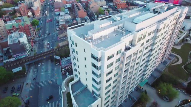 Aerial of Flushing, Queens