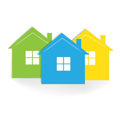 Logo real estate houses