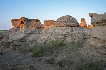 Writing on Stone Provincial Park at Dawn