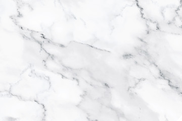 White marble texture with natural pattern for background, design or artwork