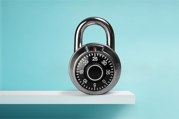 Combination Padlock on desk