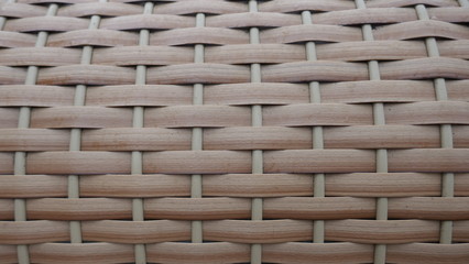 Texture of braided plastic. Close-up, background