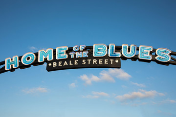 Beale Street, Memphis, Tennessee - obrazy, fototapety, plakaty
