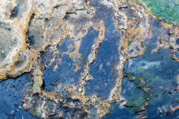 therapeutic mineral water at a natural hot spring in Karlovy Vary, Czech Republic. hydrogen sulphide
