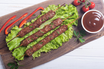 Shish kebab or lula-kebab