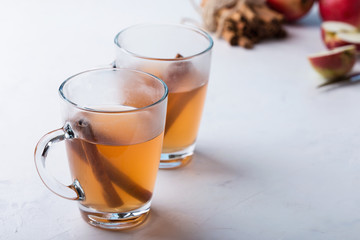 Apple cider rum punch