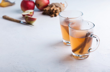 Apple cider rum punch