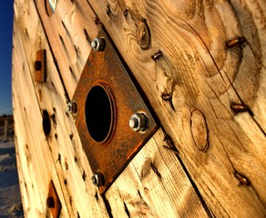 weathred industry wood plank