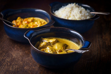 Lamb Rogan Josh Vegetable Korma
