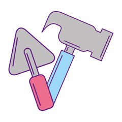 hammer and spatula tool equipment