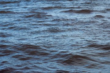 Water surface with little waves
