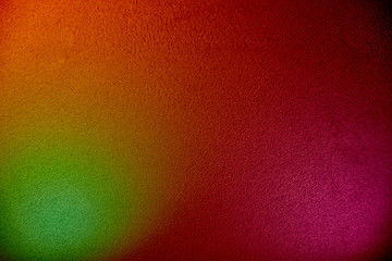Pink, red and green color on one background.