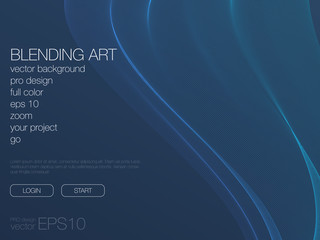 Futuristic user interface. UI Technology background vector