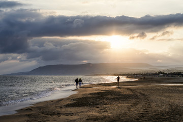 sunrise on the beach