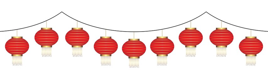 chinese lantern chain © Karolna