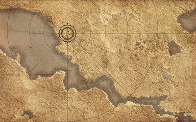 Old vintage fantasy map   © Yurii Andreichyn