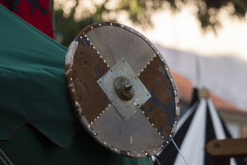 Round medieval shield