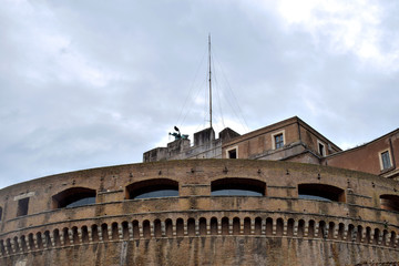 Outside overview of Sant'Angelo Castle Italy