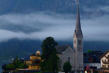 Senci Church in Hallstatt, Austria