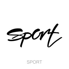 sport lettering template