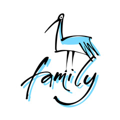 family bird template