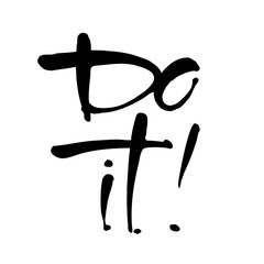 do it lettering template