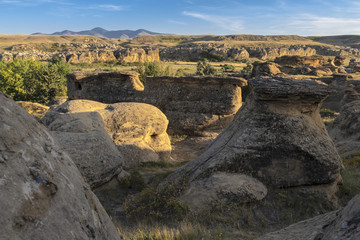 Writing on Stone Provincial Park Hoodoos