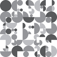 Fototapeta premium CIRCLE SLICE SEAMLESS PATTERN