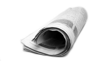 news paper with glasses