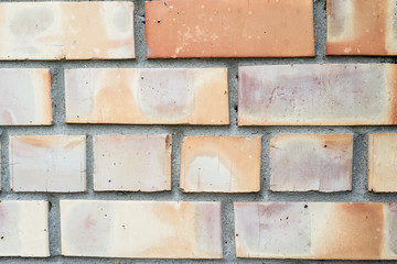 Orange brick wall background