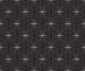 Seamless Art Deco Pattern. Stylish antique background.