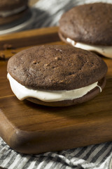 Homemade Chocolate Whoopie PIe