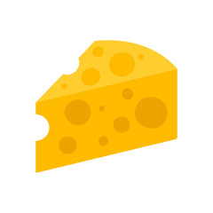 Cheese icon. Vector illustration