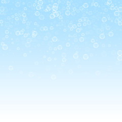 Soap bubbles abstract background. Blowing bubbles 