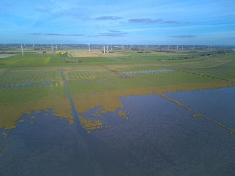 Nordsee. Vogelperspektive.