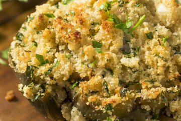 Homemade Stuffed Baked Artichokes