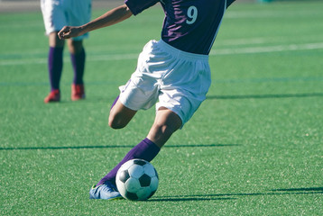 サッカー　フットボール © makieni