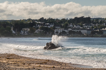 Landscape of Ballycastle beach, Northern Ireland