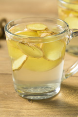 Homemade Fresh Ginger Tea