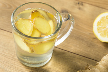 Homemade Fresh Ginger Tea