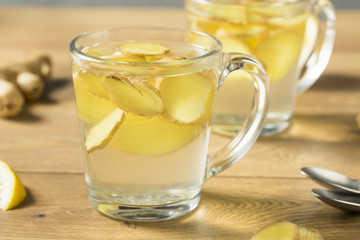 Homemade Fresh Ginger Tea