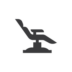 Dentist chair vector icon