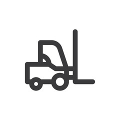 Forklift vector icon