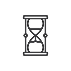 Hourglass vector icon