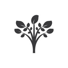 Obraz premium Leaves vector icon