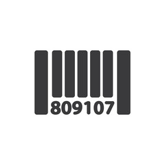 Bar code vector icon