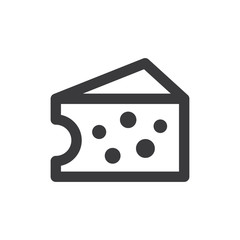 Cheese vector icon