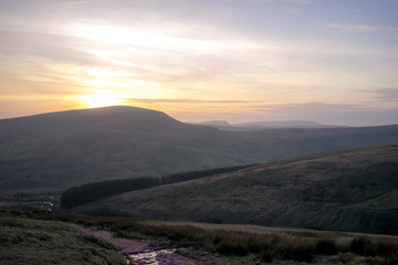 Sunset Brecon Beacons