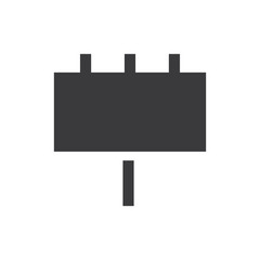 Billboard vector icon